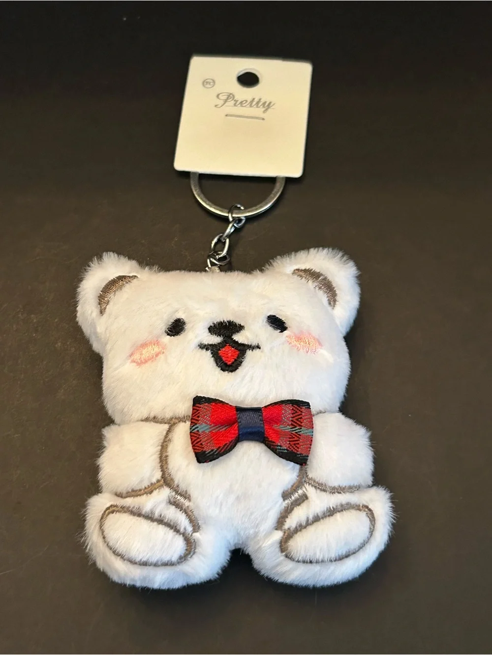 Plush & Soft Teddy Bear 🧸 Bag Charm Backpack Charm Keychain Choice of 4-Colors